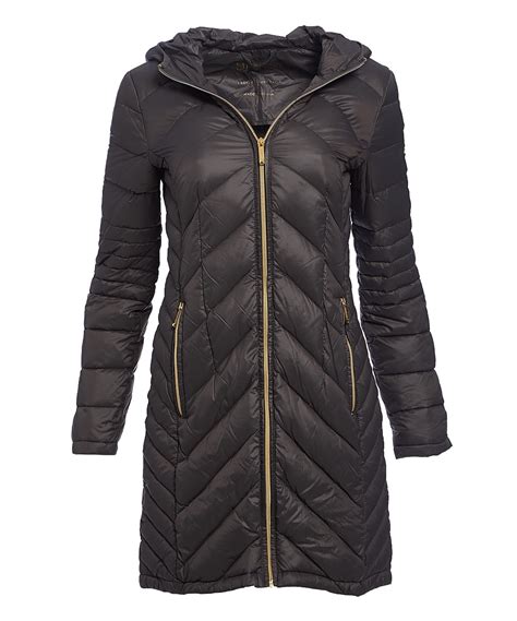 michael kors rock grey padded coat|michael kors women's fitted jackets.